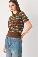 PRETTY IN PARADISE POLO TOP - Flying Tomato - Flyclothing LLC