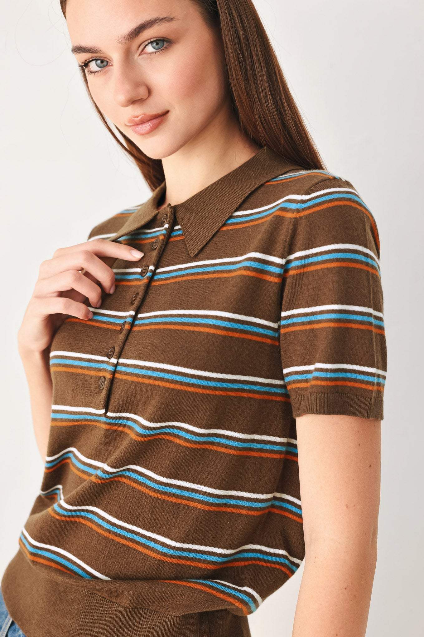 PRETTY IN PARADISE POLO TOP - Flying Tomato - Flyclothing LLC