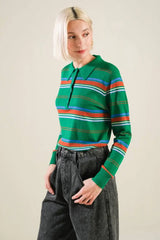 CALL IT FATE SWEATER POLO TOP - Flying Tomato - Flyclothing LLC