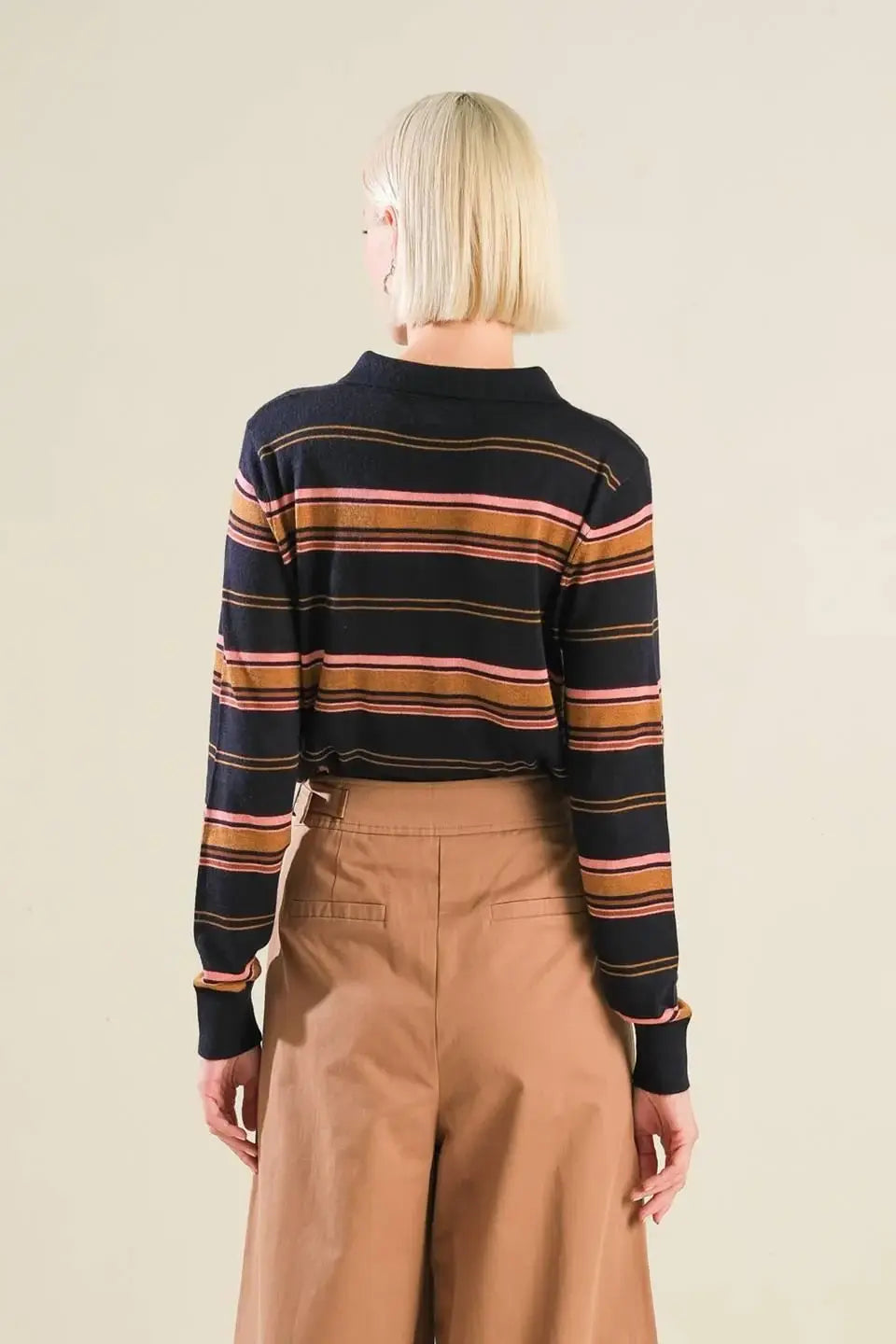 CALL IT FATE SWEATER POLO TOP - Flying Tomato - Flyclothing LLC