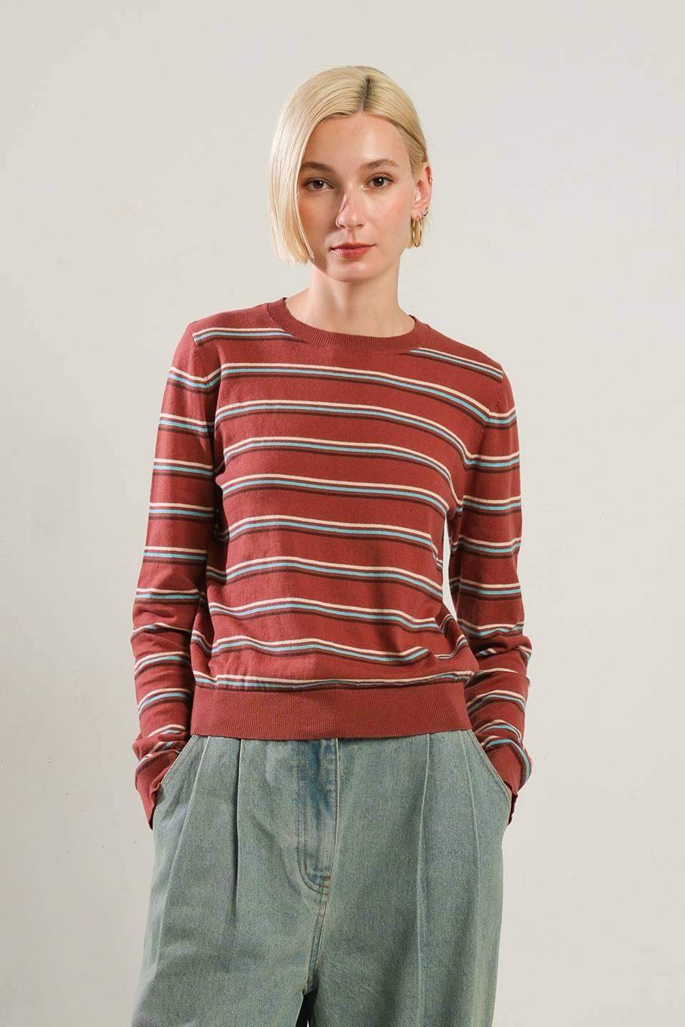 WELL PLAYED SWEATER TOP - Flying Tomato - Flyclothing LLC