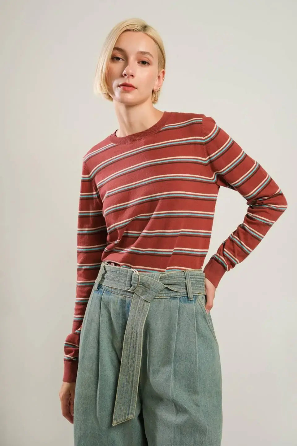 WELL PLAYED SWEATER TOP - Flying Tomato - Flyclothing LLC