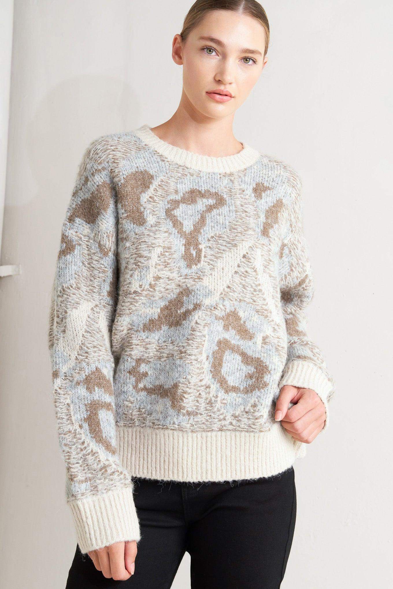 PROMINENT CHARM PULLOVER SWEATER TOP - Flying Tomato - Flyclothing LLC