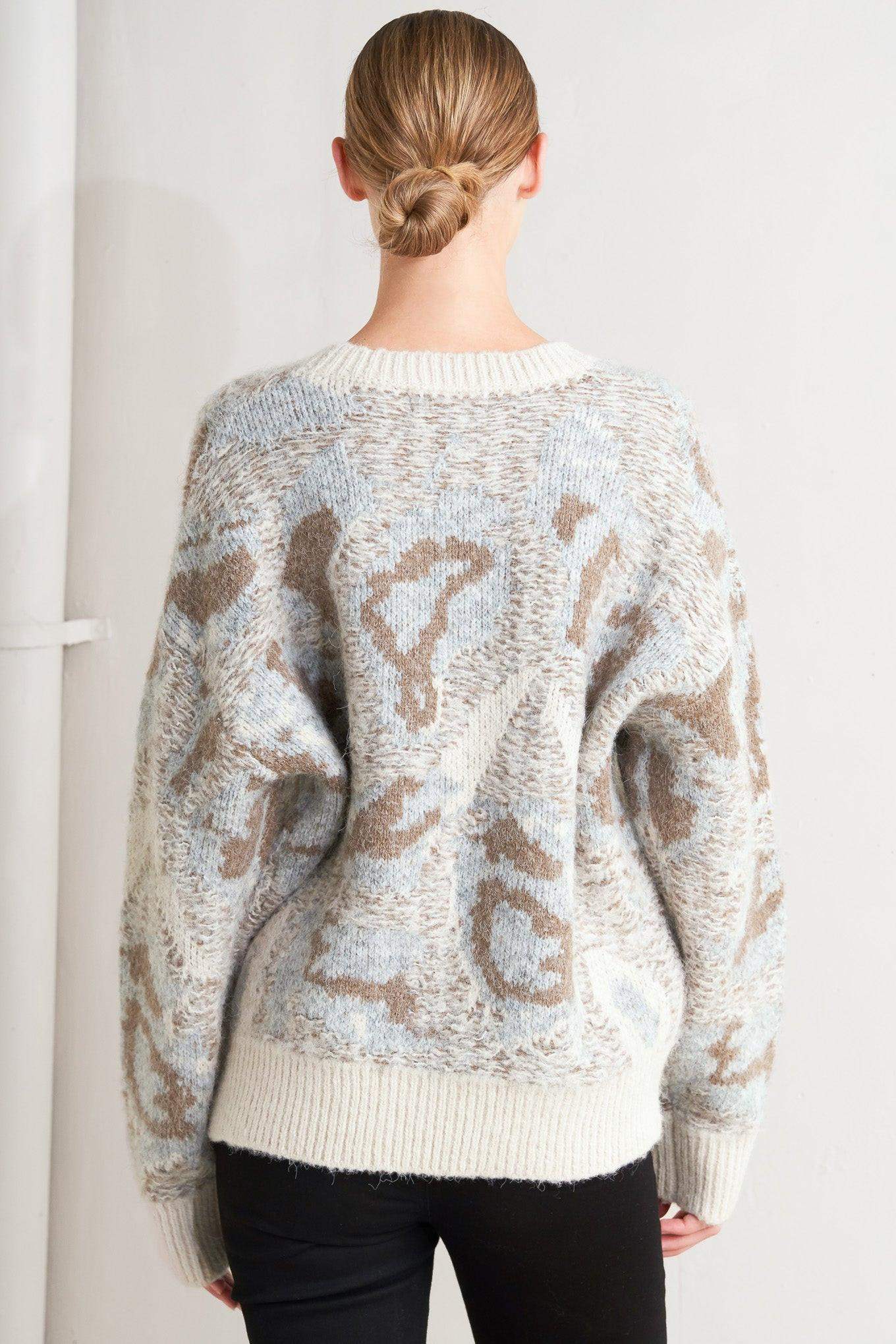 PROMINENT CHARM PULLOVER SWEATER TOP - Flying Tomato - Flyclothing LLC