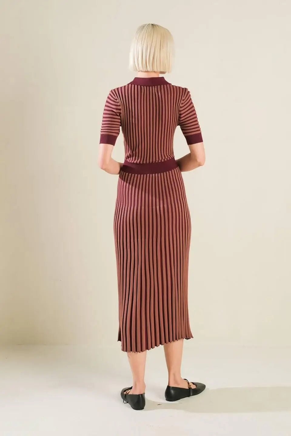 LUXE LIVING SWEATER MIDI DRESS - Flying Tomato - Flyclothing LLC