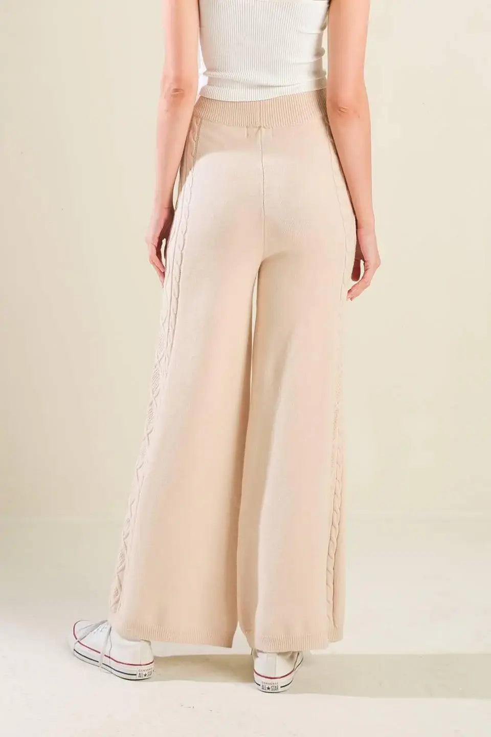 HOLD YOUR GAZE SWEATER KNIT PANTS - Flying Tomato - Flyclothing LLC
