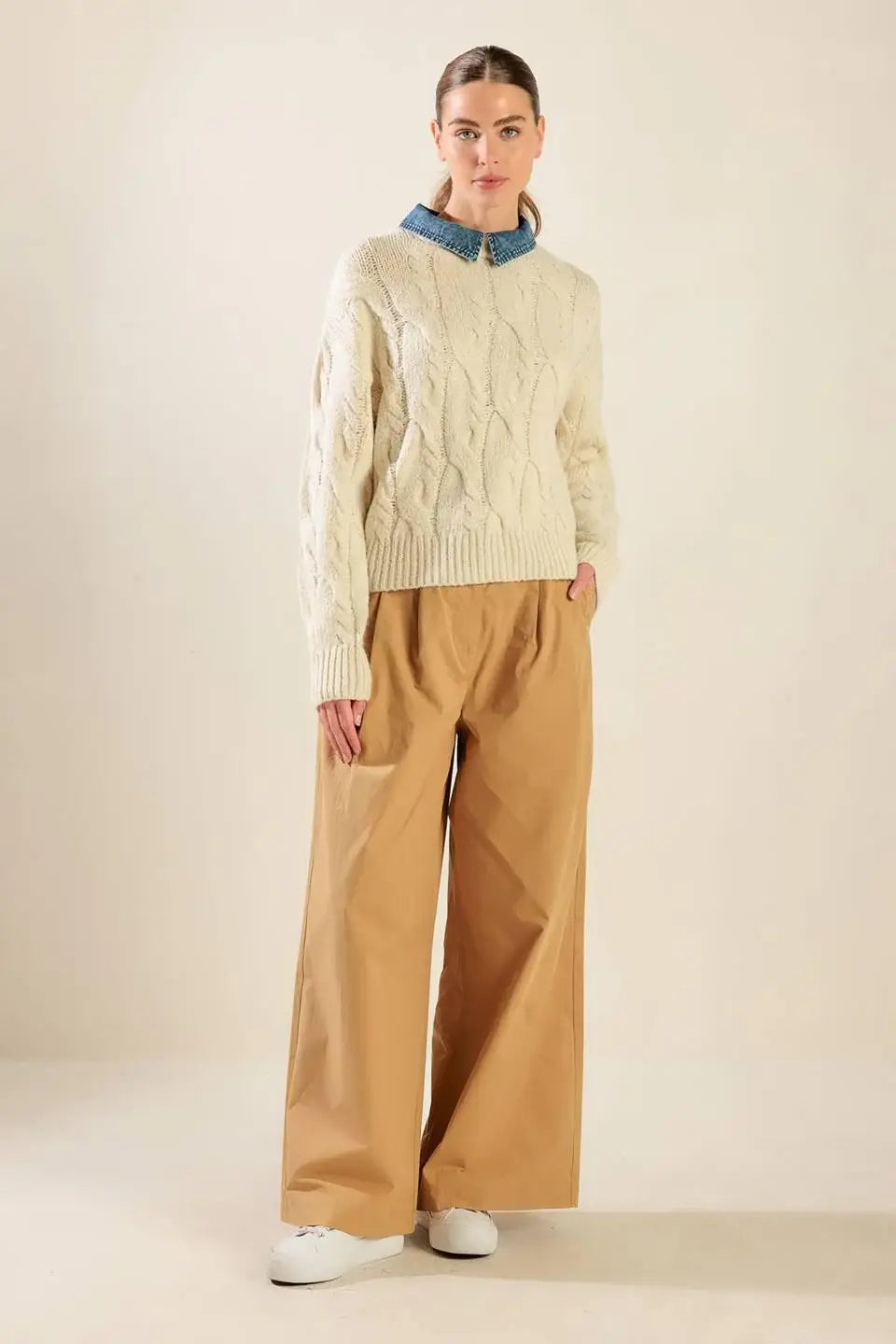 TOTALLY SMITTEN PULLOVER SWEATER TOP - Flying Tomato - Flyclothing LLC