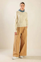 TOTALLY SMITTEN PULLOVER SWEATER TOP - Flying Tomato - Flyclothing LLC
