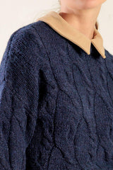 TOTALLY SMITTEN PULLOVER SWEATER TOP - Flying Tomato - Flyclothing LLC