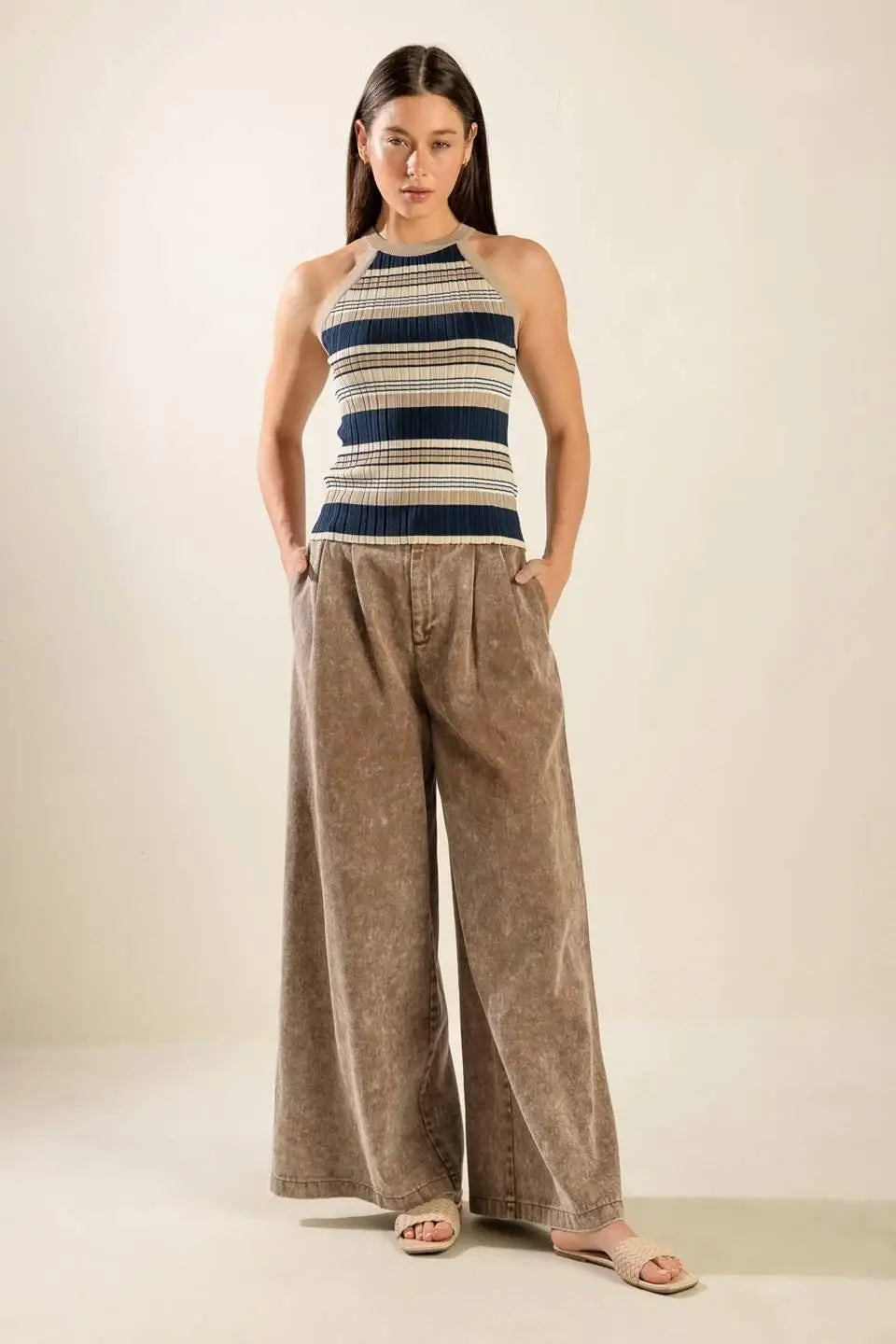 ANYTIME NOW SWEATER KNIT TOP - Flying Tomato - Flyclothing LLC