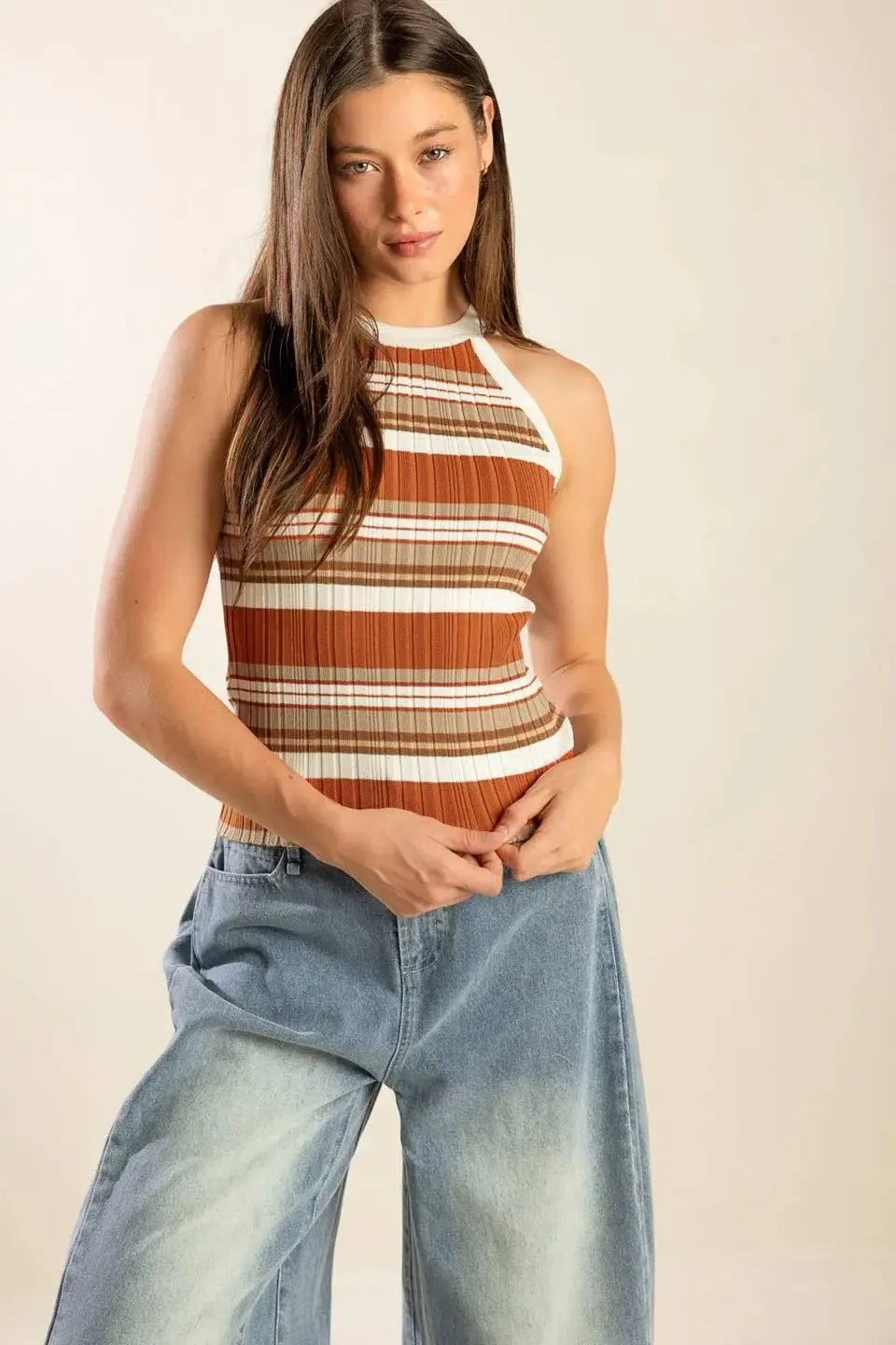 ANYTIME NOW SWEATER KNIT TOP - Flying Tomato - Flyclothing LLC