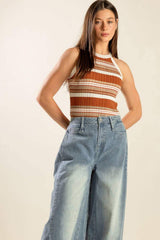ANYTIME NOW SWEATER KNIT TOP - Flying Tomato - Flyclothing LLC