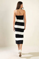 ROMANTIC AFTERNOON SWEATER MIDI TUBE DRESS - Flying Tomato - Flyclothing LLC
