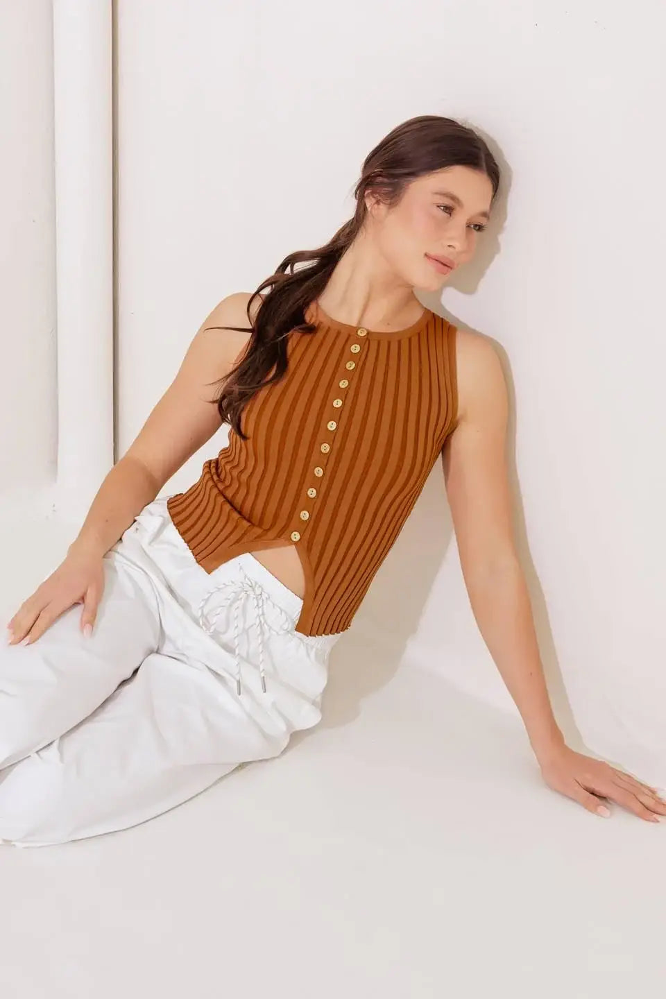 WHEN ON DOOR OPENS SWEATER KNIT TOP - Flying Tomato - Flyclothing LLC