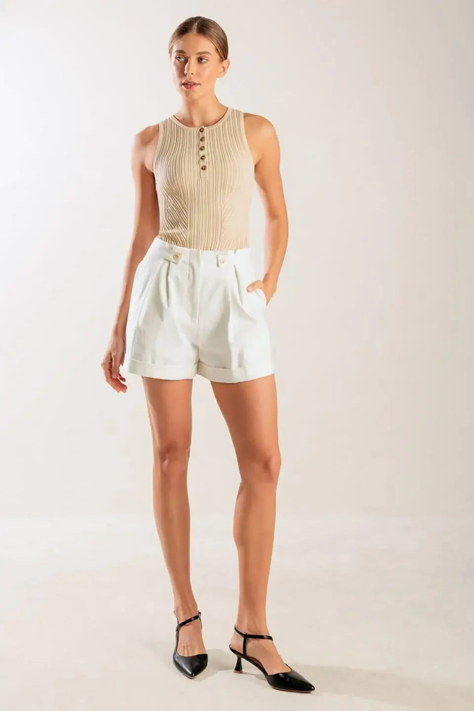 THINKING ABOUT YOU KNIT TANK TOP - Flying Tomato - Flyclothing LLC