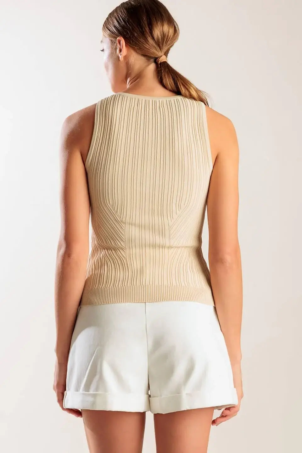 THINKING ABOUT YOU KNIT TANK TOP - Flying Tomato - Flyclothing LLC