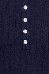 SO MAGNETIC NAVY SWEATER MIDI DRESS - Flying Tomato - Flyclothing LLC
