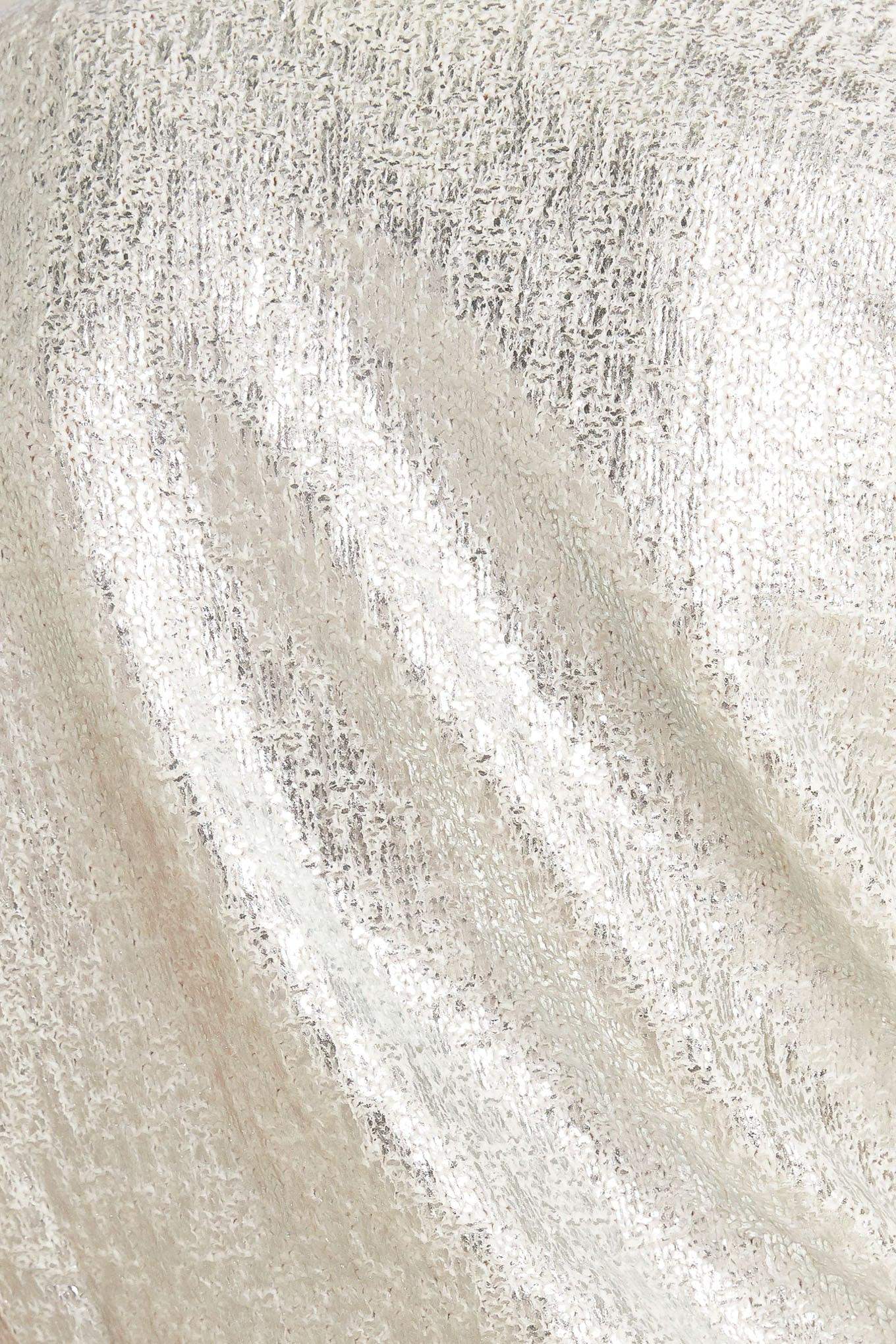 SILVER GLOW KNIT TOP - Flying Tomato - Flyclothing LLC