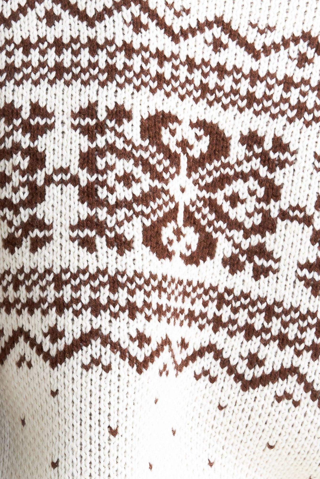 SNOWFLAKE GLAM PULLOVER SWEATER TOP - Flying Tomato - Flyclothing LLC