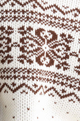 SNOWFLAKE GLAM PULLOVER SWEATER TOP - Flying Tomato - Flyclothing LLC