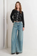 MONO FRAME SWEATER KNIT TOP - Flying Tomato - Flyclothing LLC