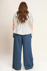 EVENING RUSTLE JACQUARD SWEATER TOP - Flying Tomato - Flyclothing LLC