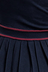BERRY STRIPE SWEATER MINI DRESS - Flying Tomato - Flyclothing LLC