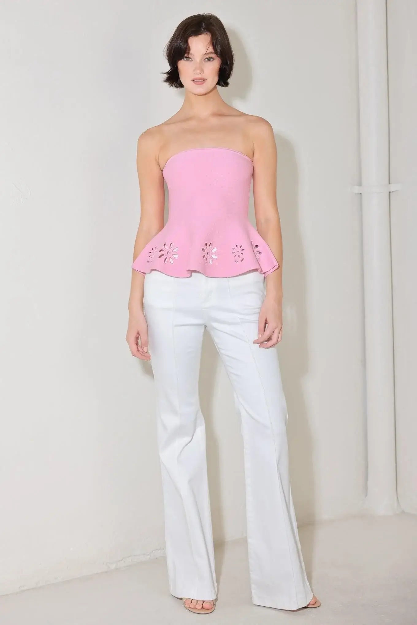 SUGAR PETAL SWEATER KNIT TOP - Flying Tomato - Flyclothing LLC