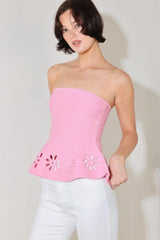 SUGAR PETAL SWEATER KNIT TOP - Flying Tomato - Flyclothing LLC