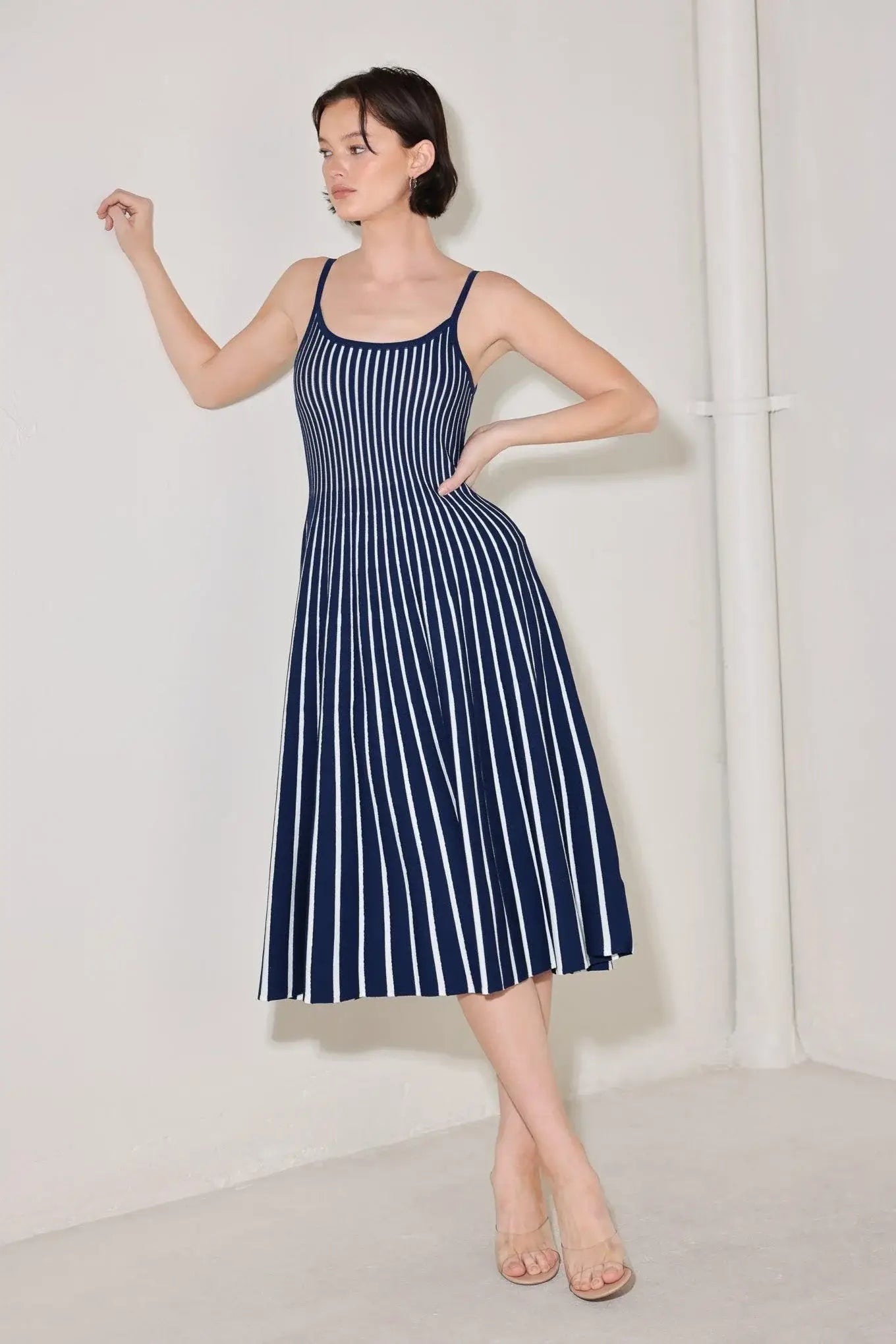 BOARDWALK BEAUTY SWEATER MIDI DRESS - Flying Tomato - Flyclothing LLC