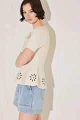 SUMMER CRUSH EDIT SWEATER KNIT TOP - Flying Tomato - Flyclothing LLC