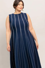 PERFECTLY POISED JACQUARD SWEATER MIDI DRESS - Flying Tomato - Flyclothing LLC