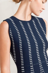 PERFECTLY POISED JACQUARD SWEATER MIDI DRESS - Flying Tomato - Flyclothing LLC