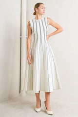PERFECTLY POISED JACQUARD SWEATER MIDI DRESS - Flying Tomato - Flyclothing LLC