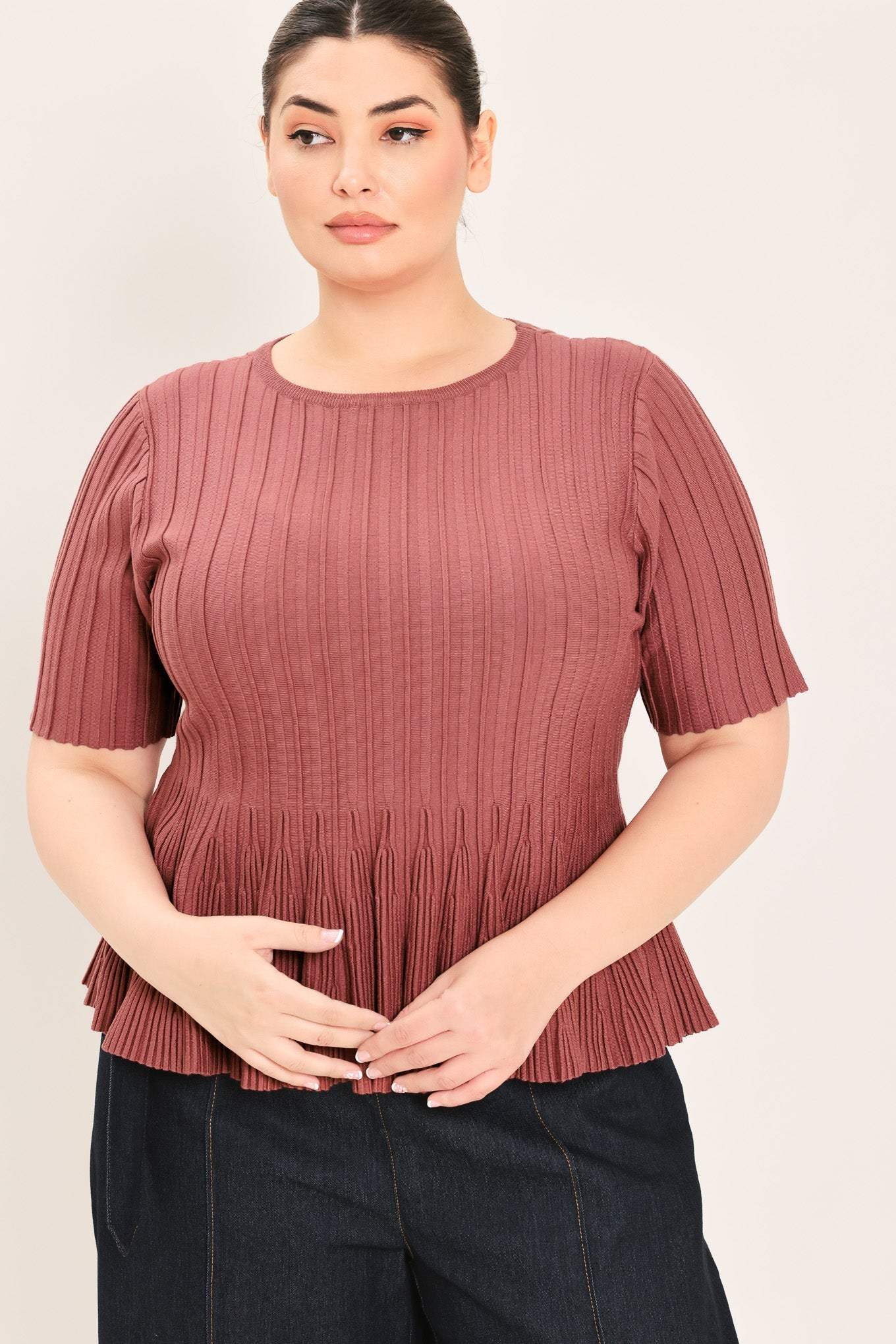 SOFT GIRL SWEATER KNIT TOP - Flying Tomato - Flyclothing LLC