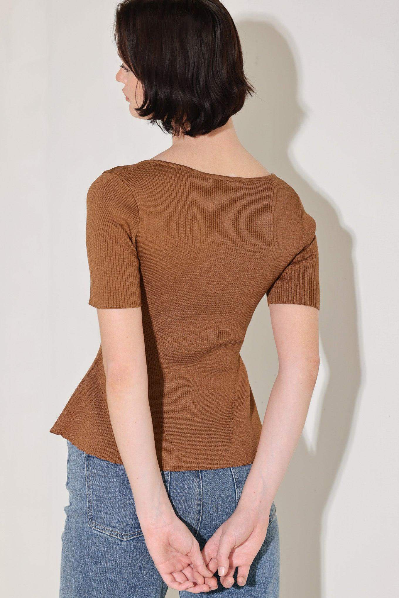 GOLDEN GLOW MOMENT SWEATER TOP - Flying Tomato - Flyclothing LLC