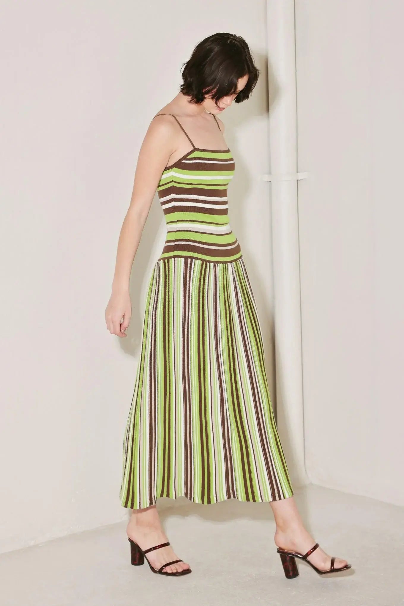 FESTIVAL FREQUENCY SWEATER KNIT MIDI DRESS - Flying Tomato - Flyclothing LLC