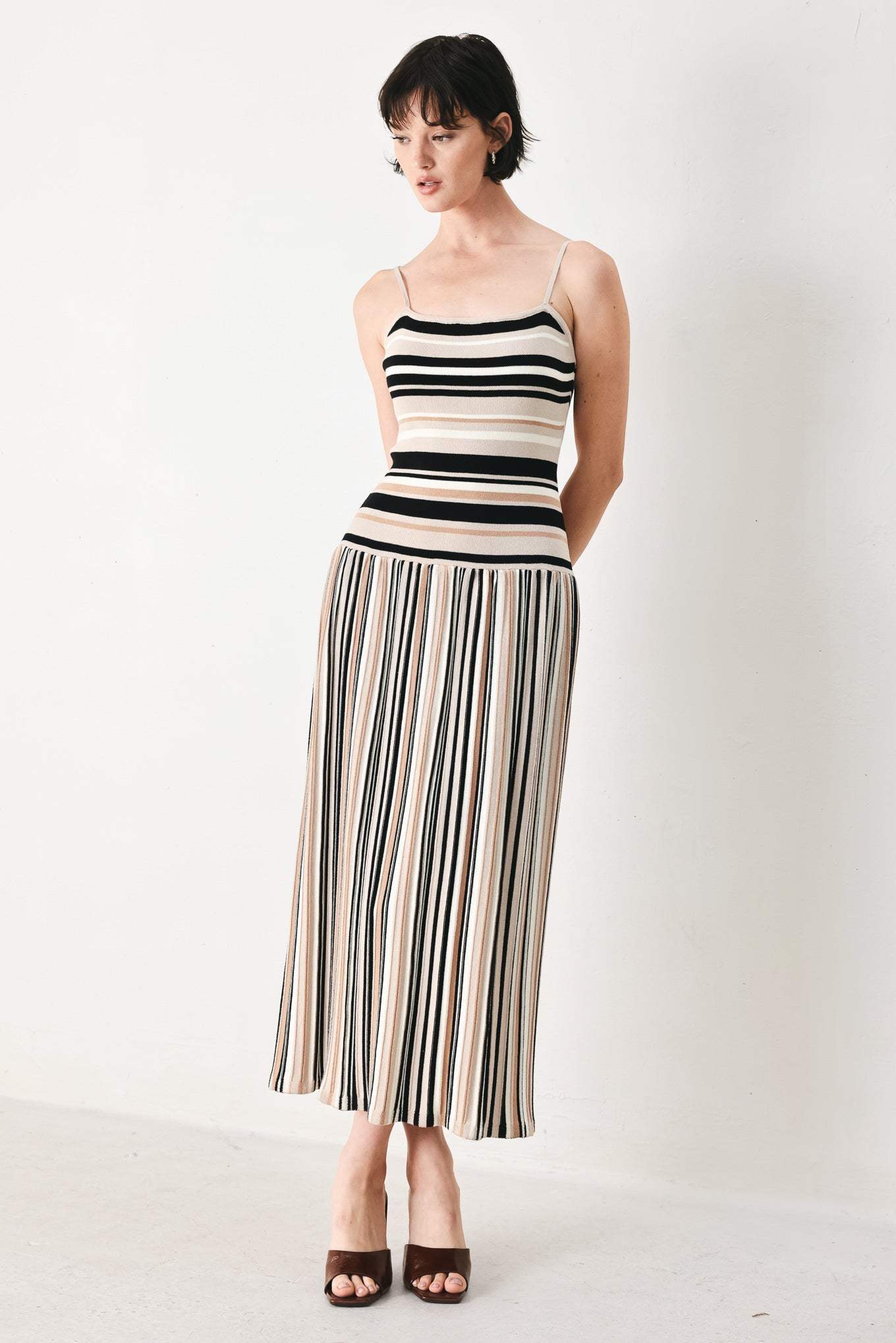 FESTIVAL FREQUENCY SWEATER KNIT MIDI DRESS - Flying Tomato - Flyclothing LLC