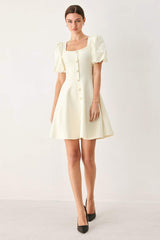 BUTTERCREAM DARLING SWEATER KNIT MINI DRESS - Flying Tomato - Flyclothing LLC