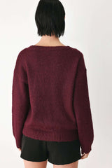 FIRESIDE CHARM CINCHED NECK SWEATER