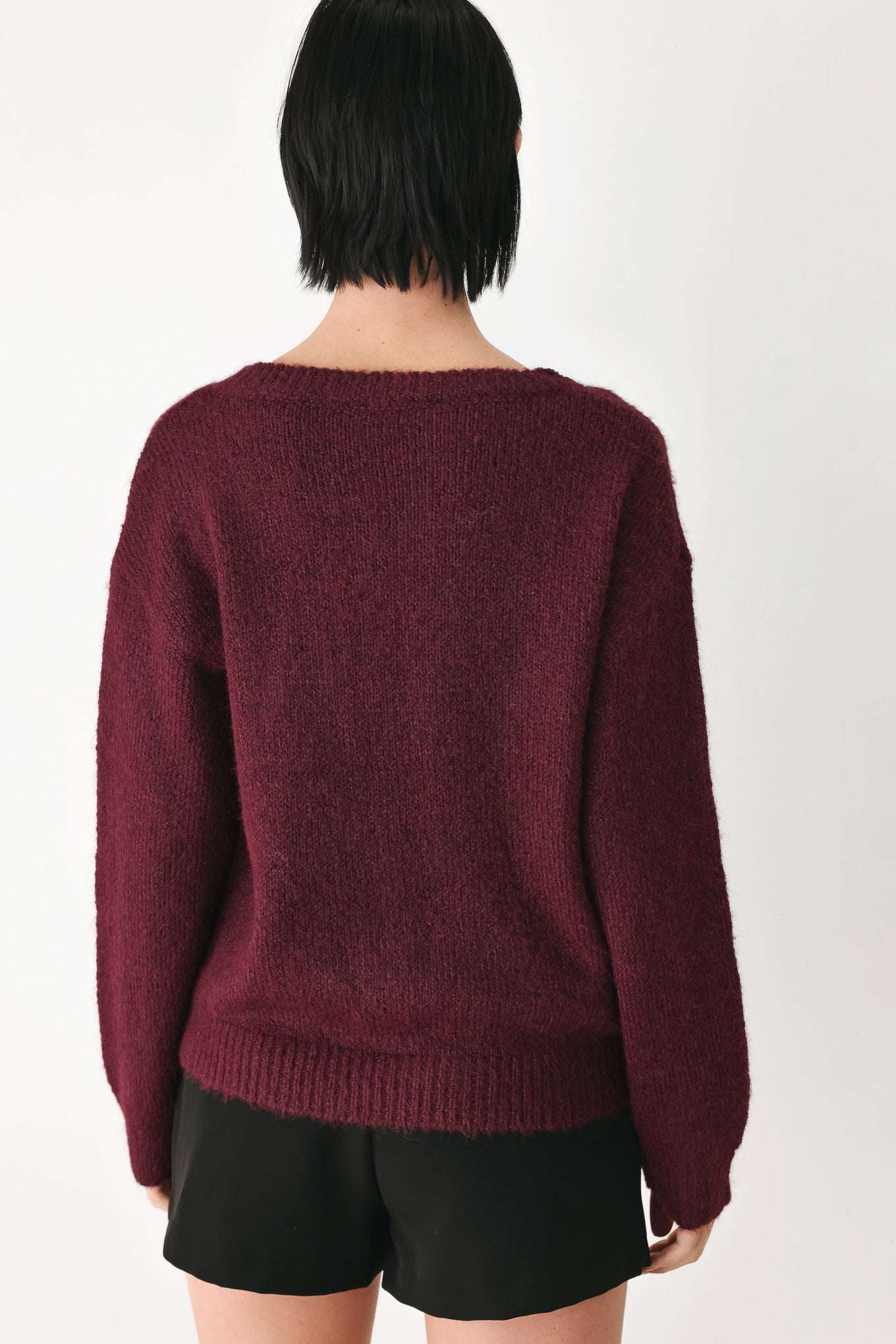 FIRESIDE CHARM CINCHED NECK SWEATER