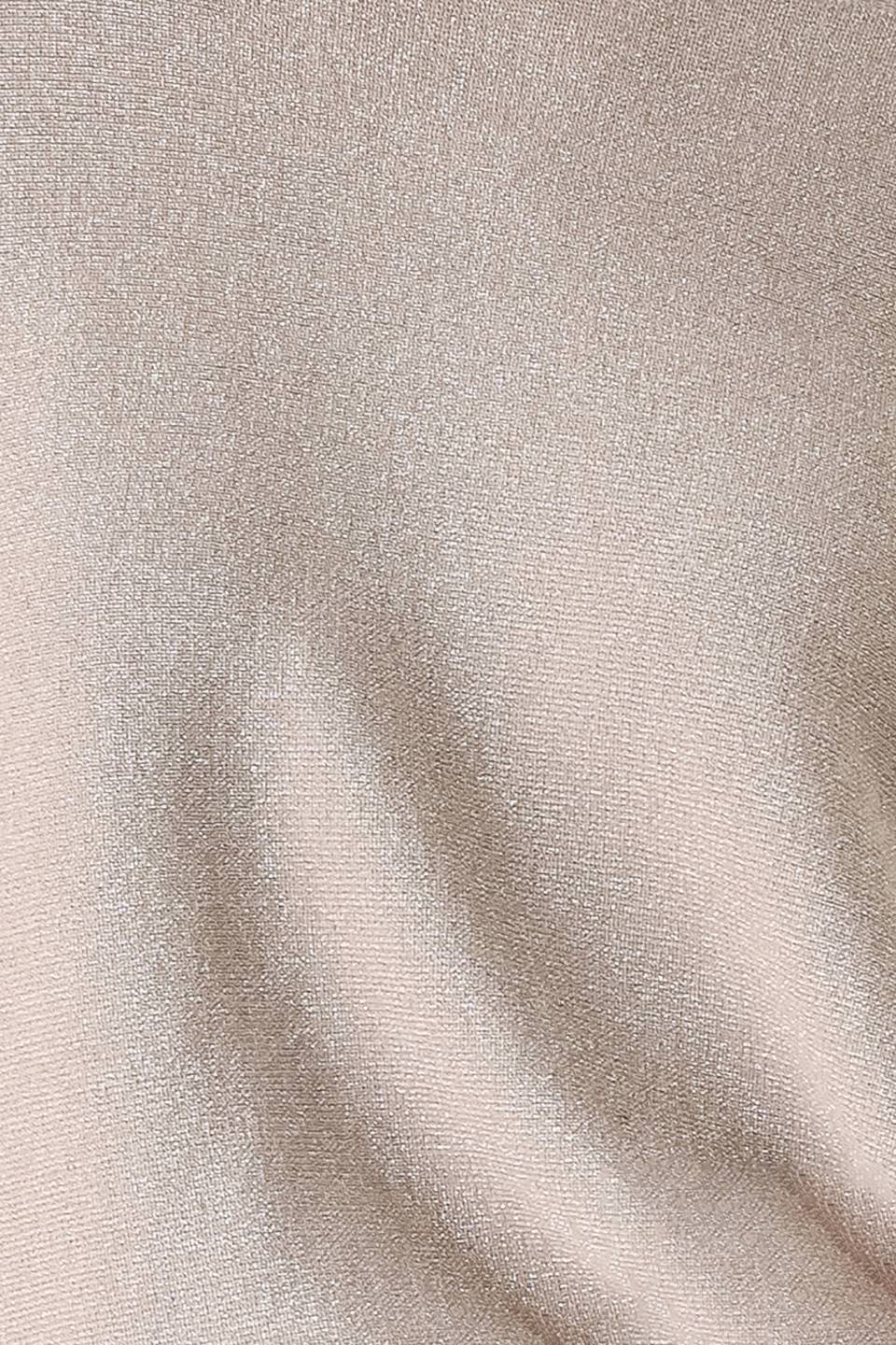 TAUPE SHIMMER METALLIC TAUPE BATWING SWEATER TOP - Flying Tomato - Flyclothing LLC
