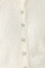 CAMEL CLASSIC CAMEL/OFF WHITE ELBOW-SLEEVE CARDIGAN - Flying Tomato - Flyclothing LLC
