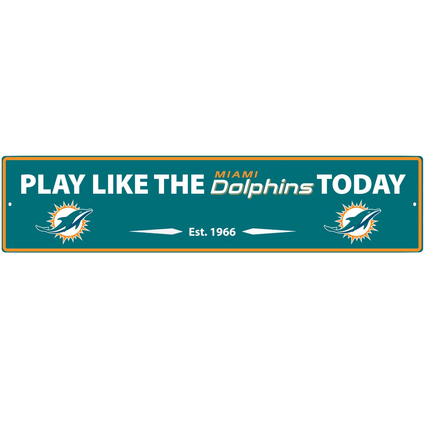 Miami Dolphins Street Sign Wall Plaque - Miami Dolphins - Flyclothing LLC