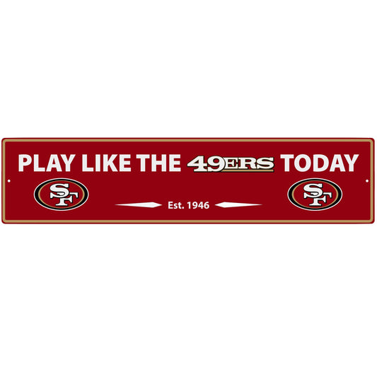 San Francisco 49ers Street Sign Wall Plaque - San Francisco 49ers - Flyclothing LLC