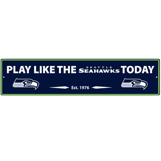 Seattle Seahawks Street Sign Wall Plaque - Seattle Seahawks - Flyclothing LLC