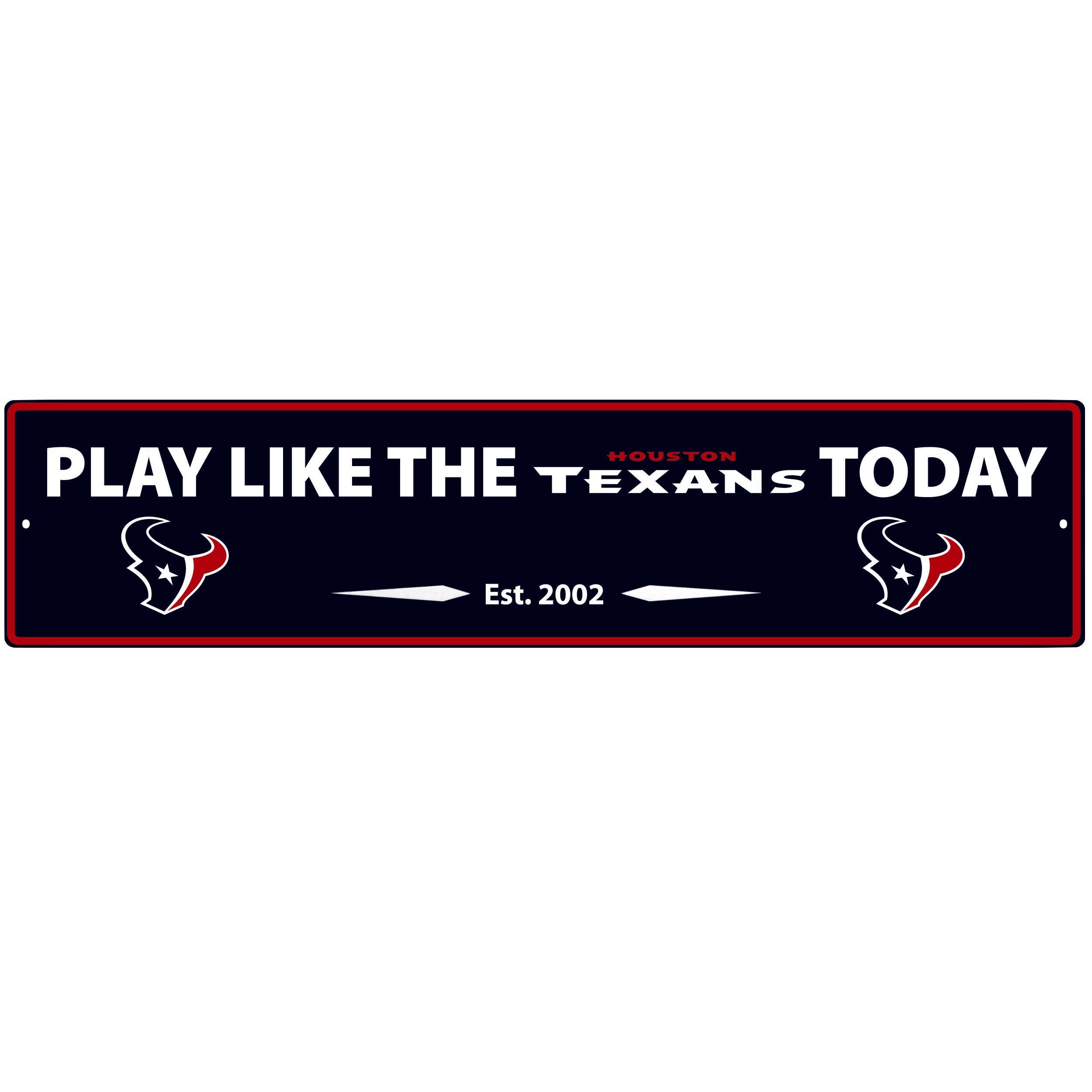 Houston Texans Street Sign Wall Plaque - Houston Texans - Flyclothing LLC