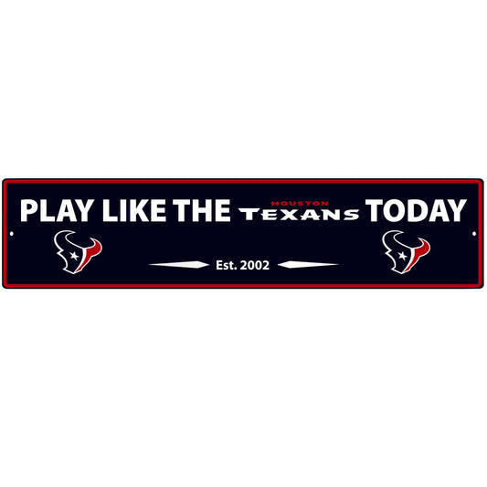 Houston Texans Street Sign Wall Plaque - Houston Texans - Flyclothing LLC