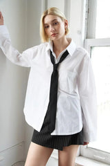 MIDNIGHT MELODIES WOVEN SHIRT - Flying Tomato - Flyclothing LLC