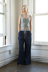 THROUGH THE LOOKING WOVEN TOP - Flying Tomato - Flyclothing LLC